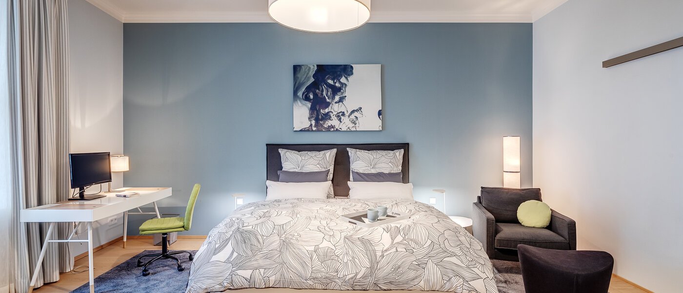 квартира München Schwabing 02 1-я спальная комната 8837