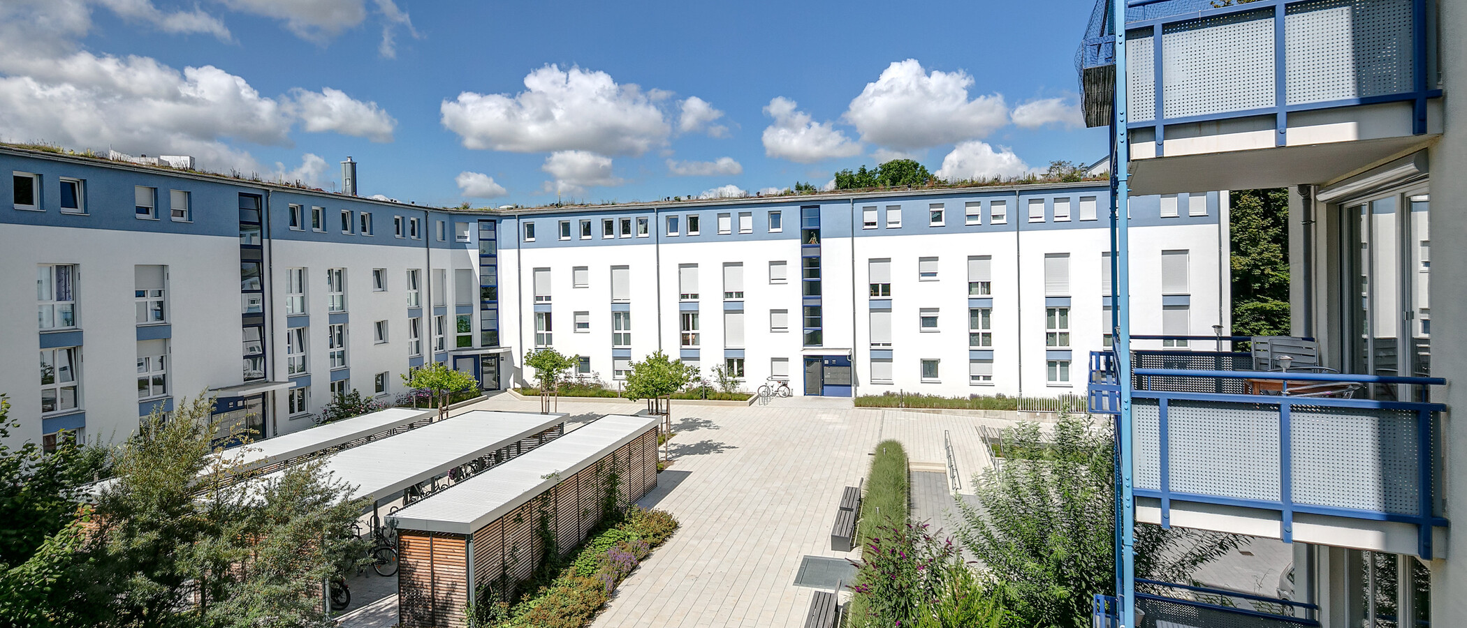 квартира Gröbenzell 03 вид из окна 8840