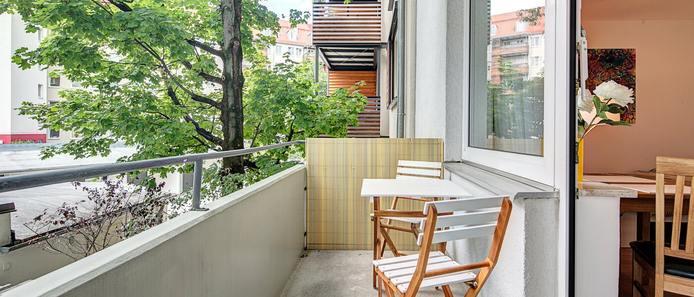 квартира München Schwabing-West (rund um den Hohenzollernplatz) 01 балкон 8843
