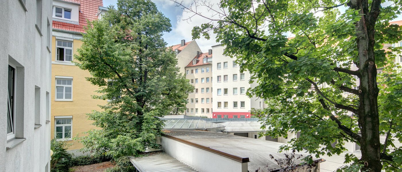 квартира München Schwabing-West (rund um den Hohenzollernplatz) 01 вид из окна 8843