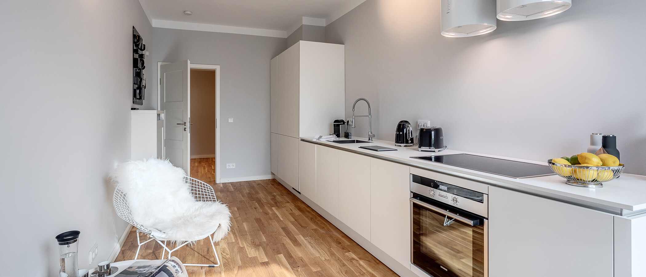 квартира München Schwabing-West (rund um den Hohenzollernplatz) 03 кухня 8850