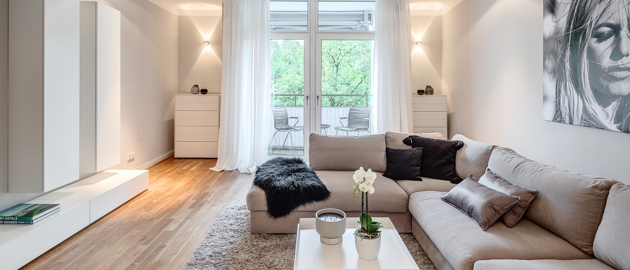 квартира München Schwabing-West (rund um den Hohenzollernplatz) 02 жилое пространство 8850