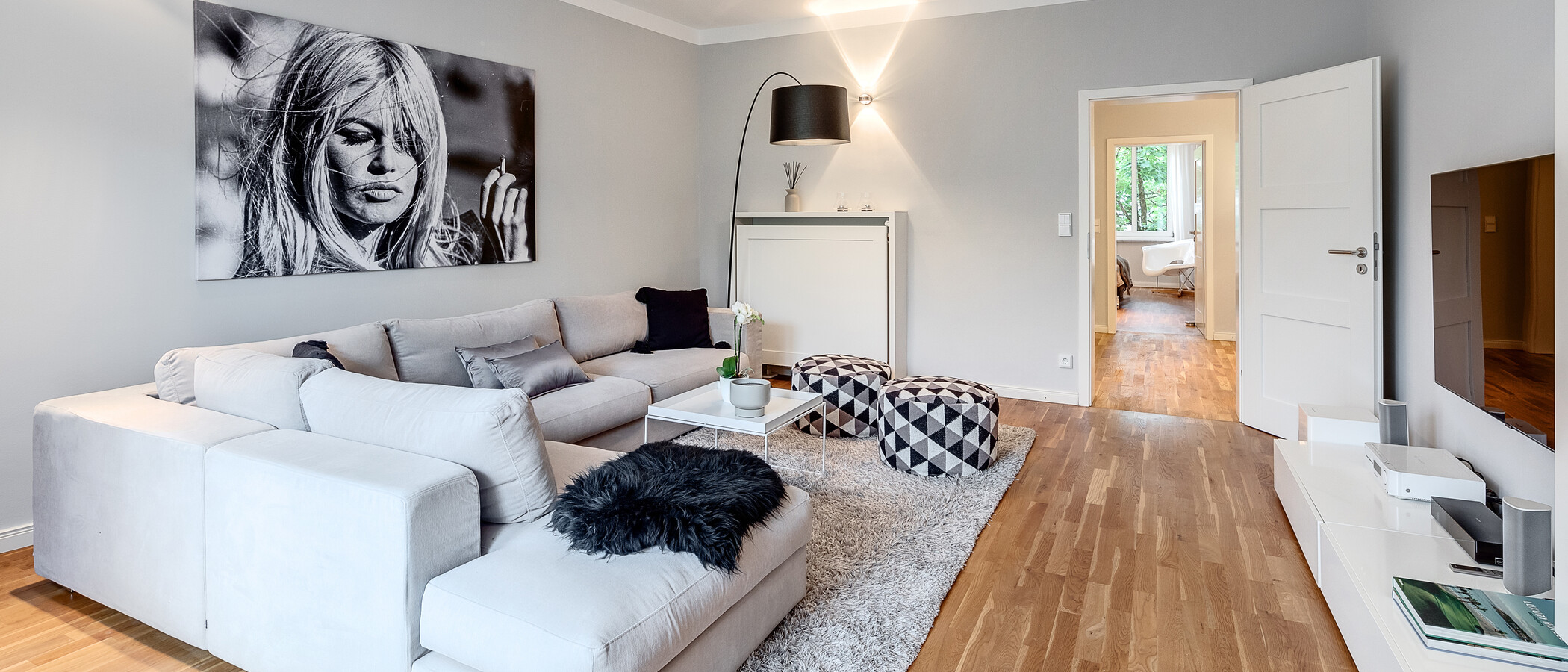 квартира München Schwabing-West (rund um den Hohenzollernplatz) 06 жилое пространство 8850