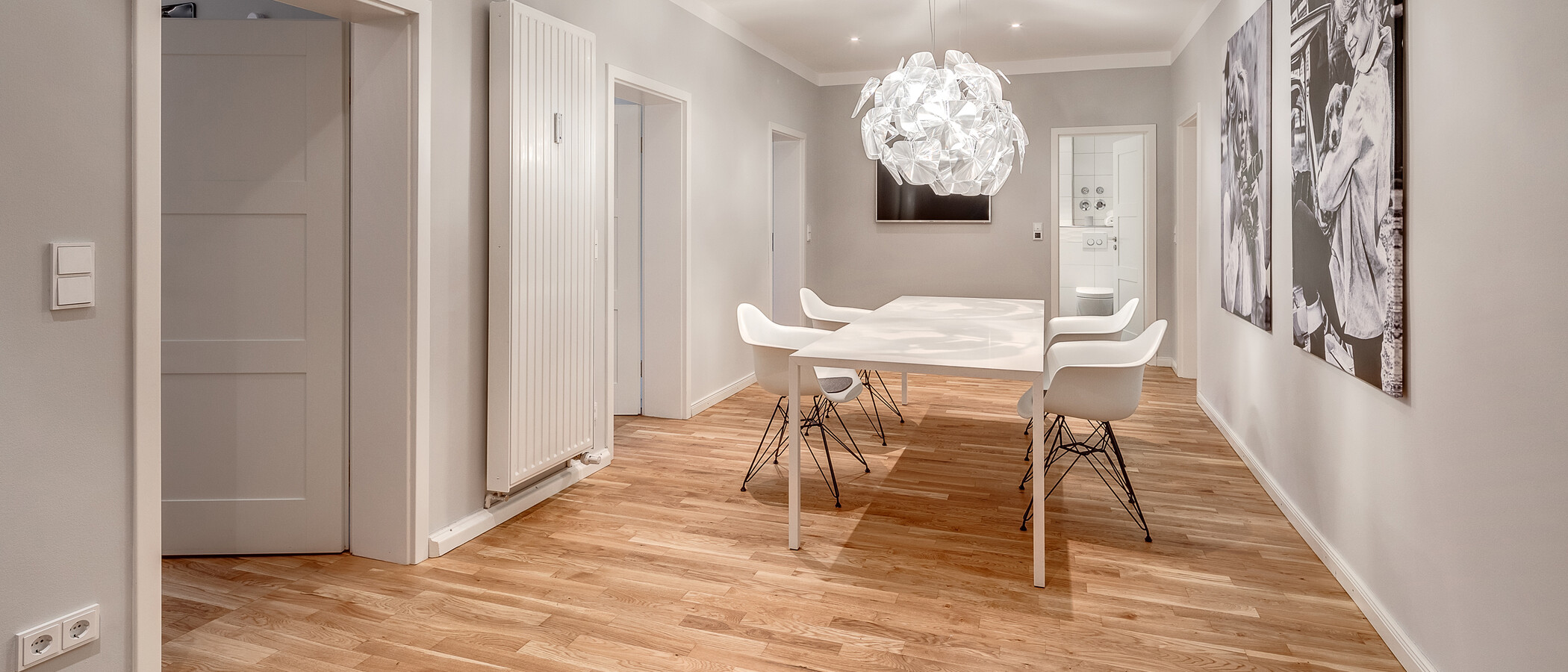 квартира München Schwabing-West (rund um den Hohenzollernplatz) 03 обеденная зона 8850