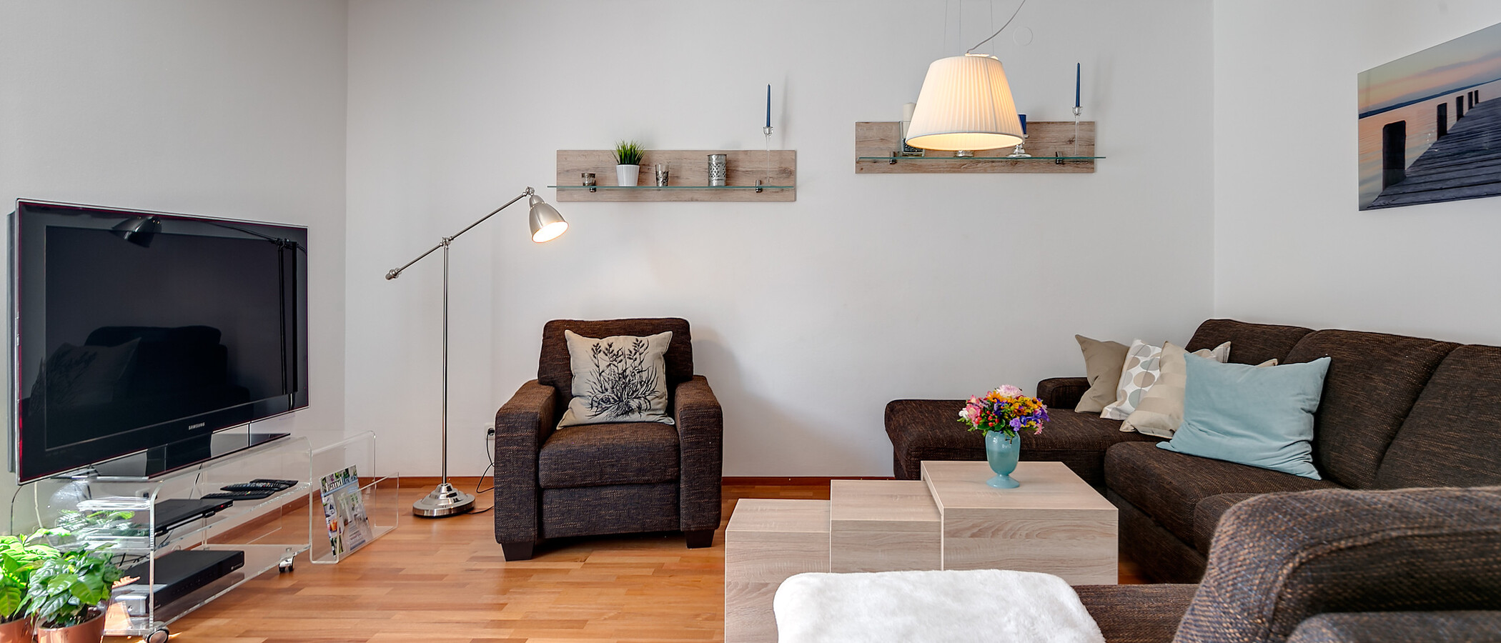 квартира München Schwabing-Nord (zw. Belgrad- & Leopoldstraße) 03 гостиная 8856