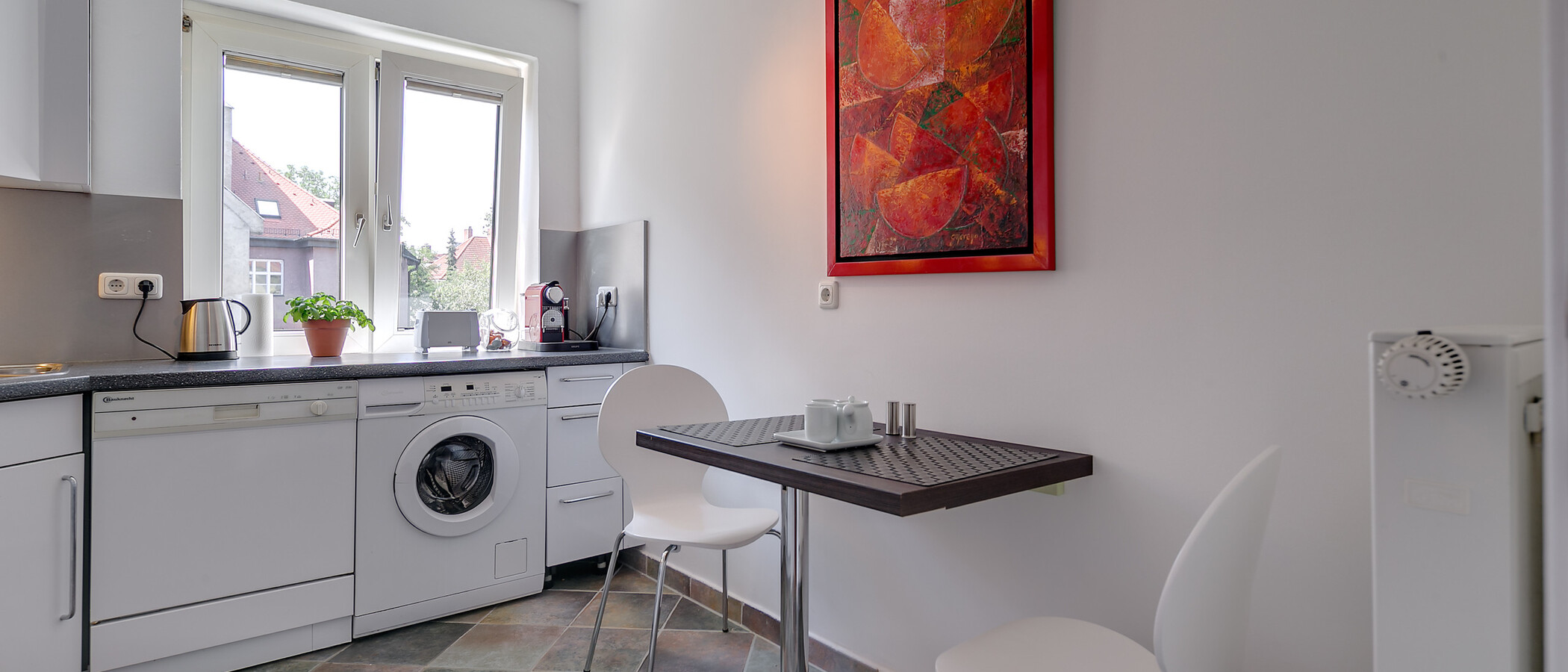 квартира München Schwabing-Nord (zw. Belgrad- & Leopoldstraße) 02 кухня 8856