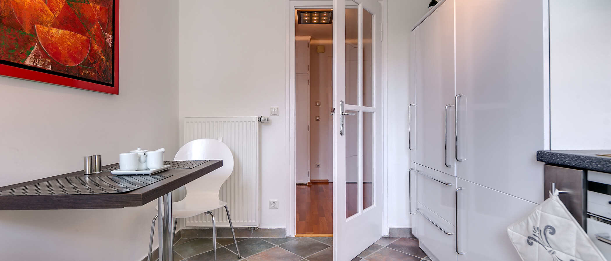 квартира München Schwabing-Nord (zw. Belgrad- & Leopoldstraße) 03 кухня 8856