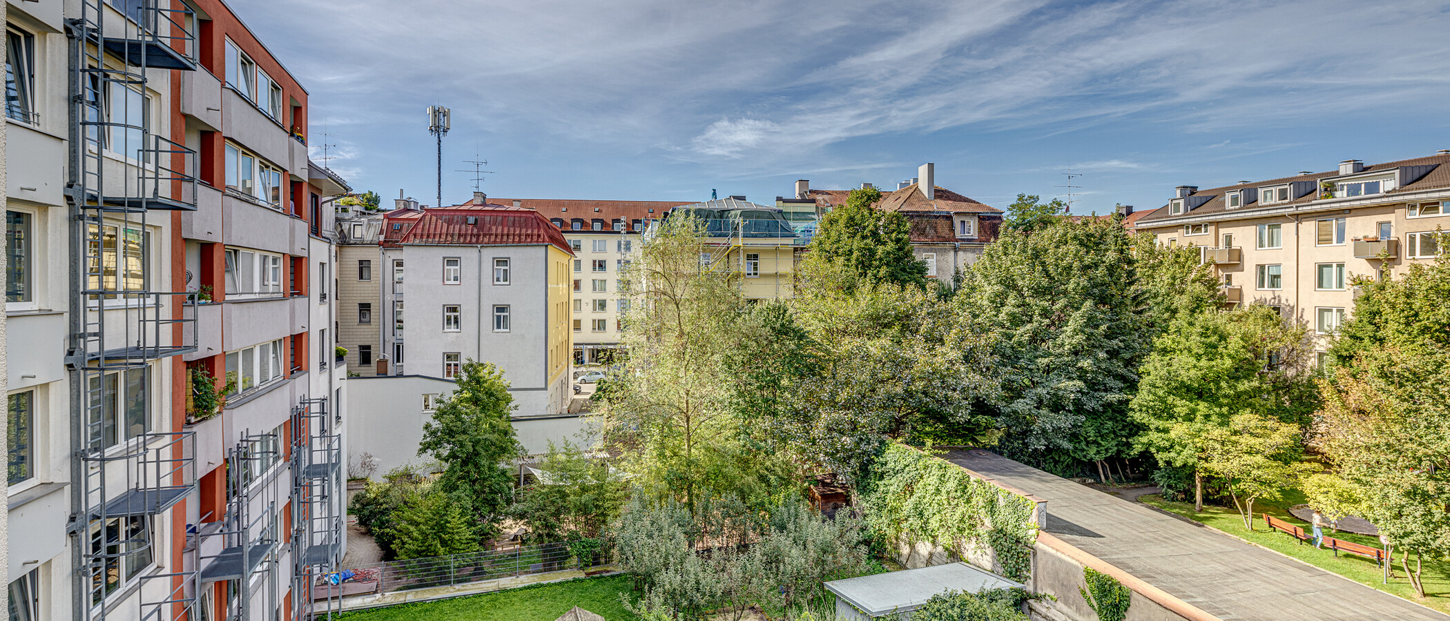 квартира München Maxvorstadt - Rund um den Josephsplatz 02 вид из окна 8863