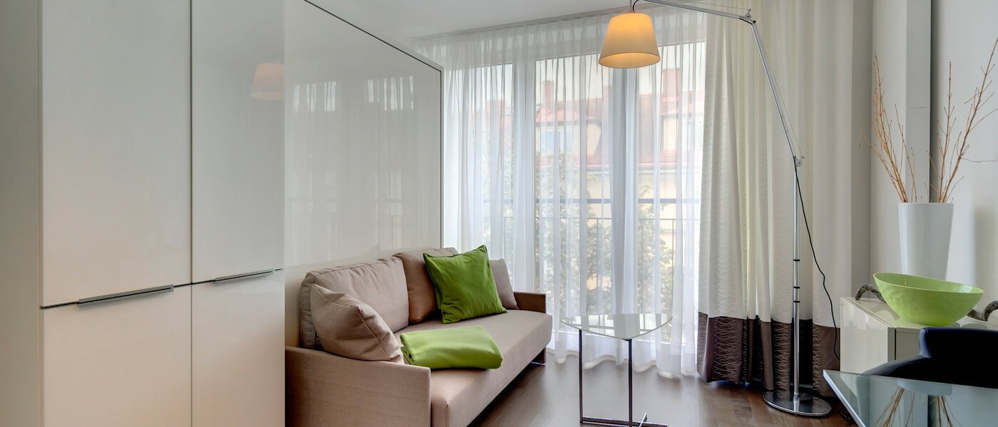 квартира München Schwabing (rechts der Leopoldstraße) 01 гостиная 8867