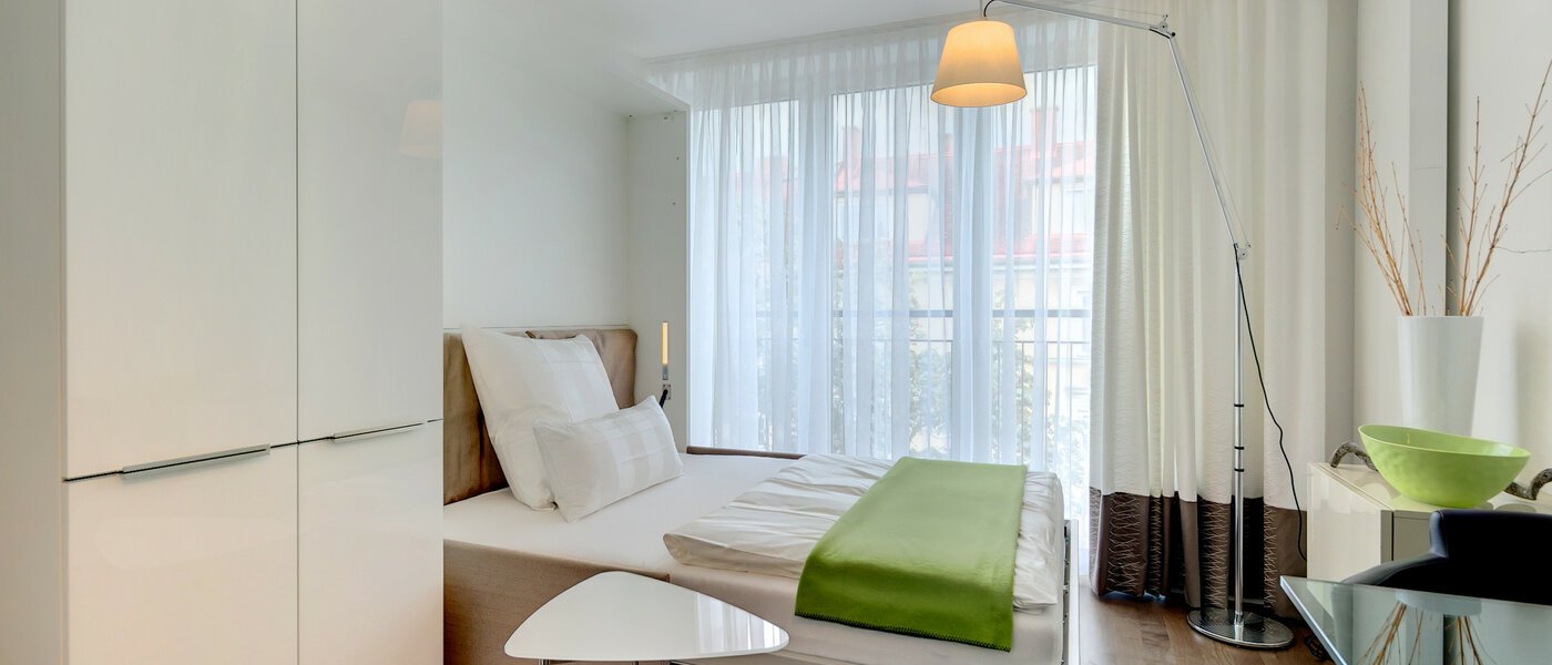 квартира München Schwabing (rechts der Leopoldstraße) 01 спальная 8867