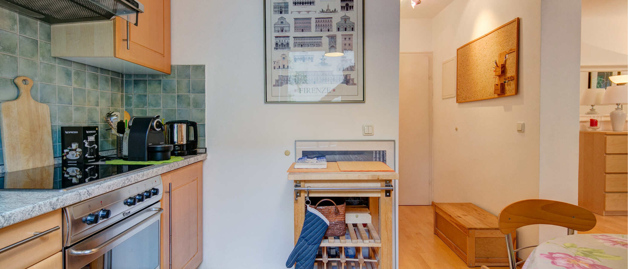 квартира München Schwabing-Nord (zw. Leopoldstraße & Englischen Garten) 04 кухня 8870