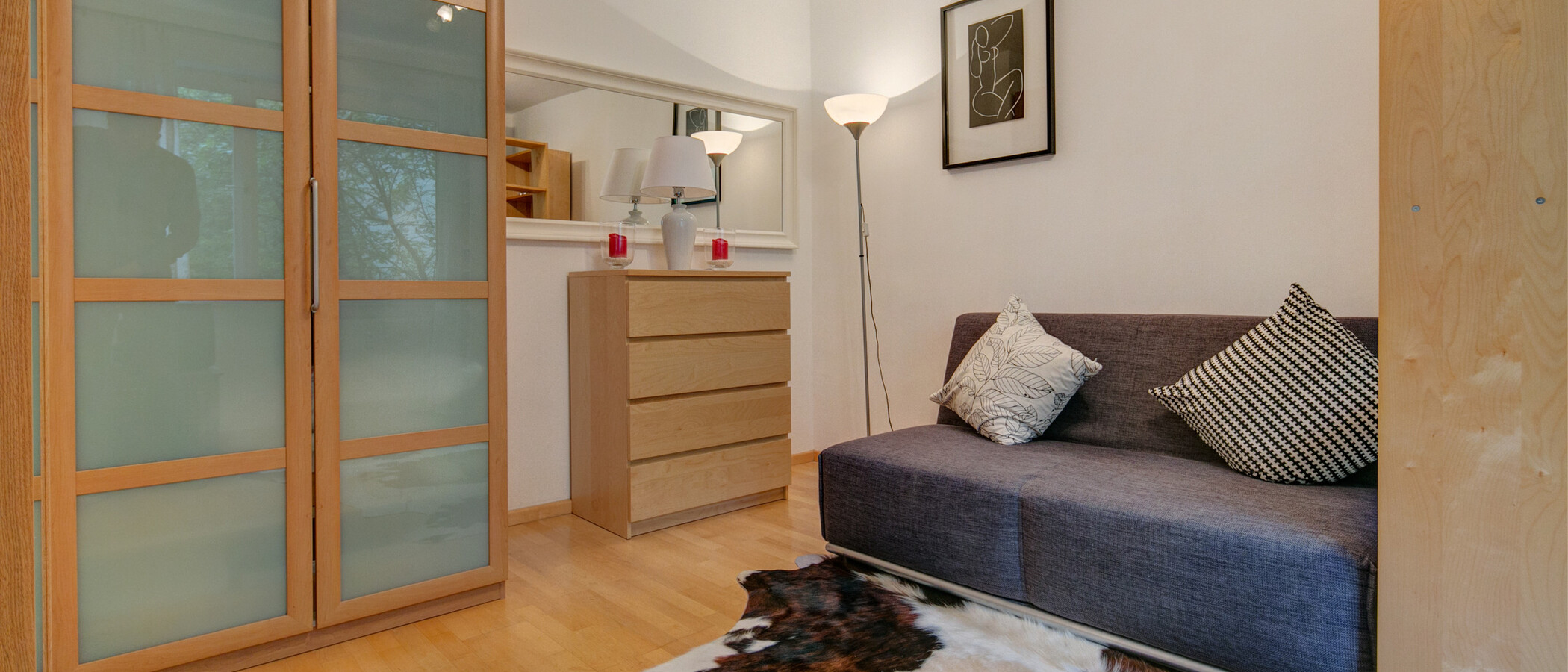 квартира München Schwabing-Nord (zw. Leopoldstraße & Englischen Garten) 01 спальная 8870