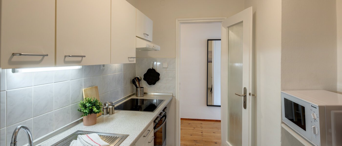 квартира München Lehel 02 кухня 8871