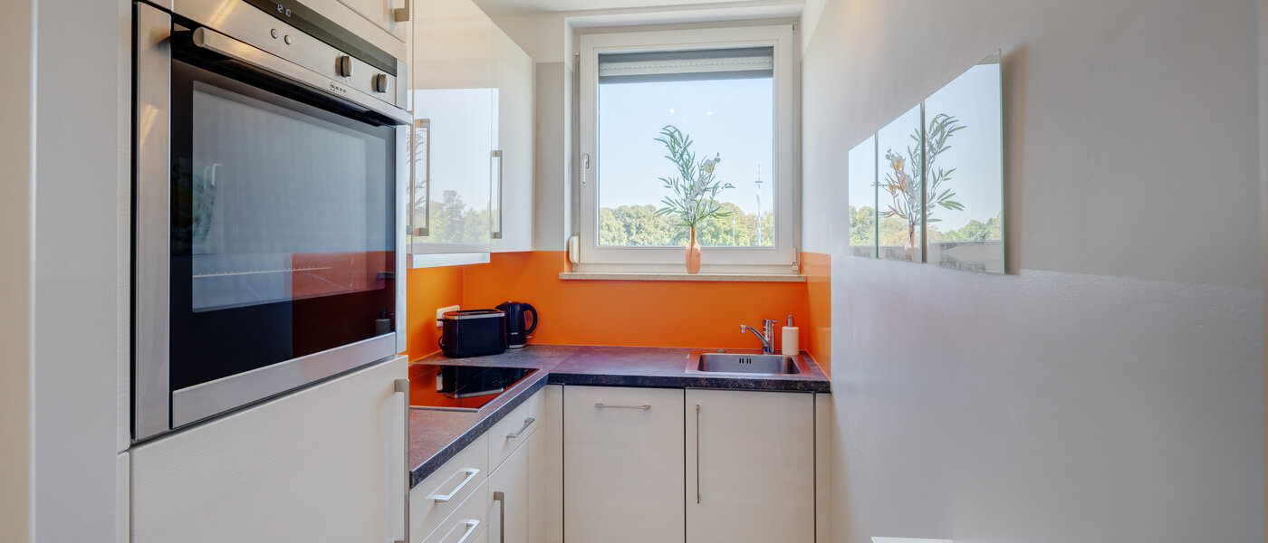 квартира München Sendling-Westpark 01 кухня 8875