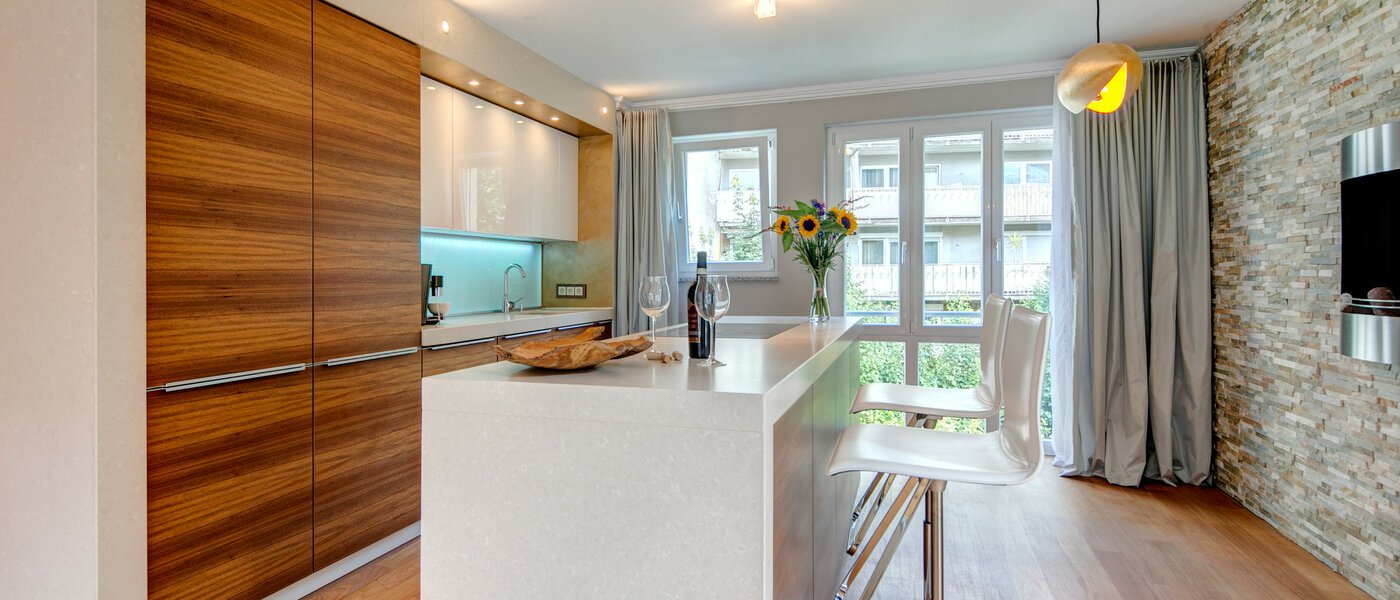 квартира München Schwabing-Nord (zw. Belgrad- & Leopoldstraße) 03 кухня 8881