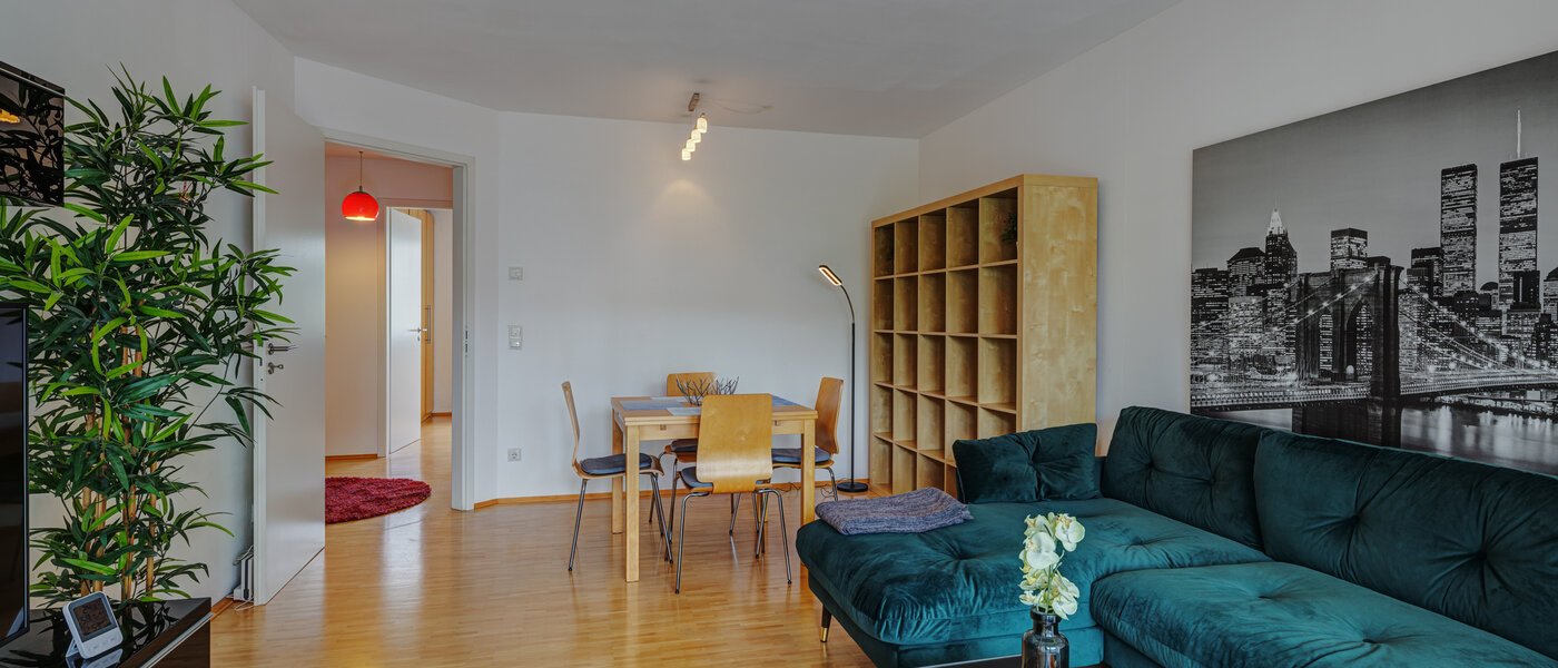 квартира München Obergiesing 03 гостиная 8891