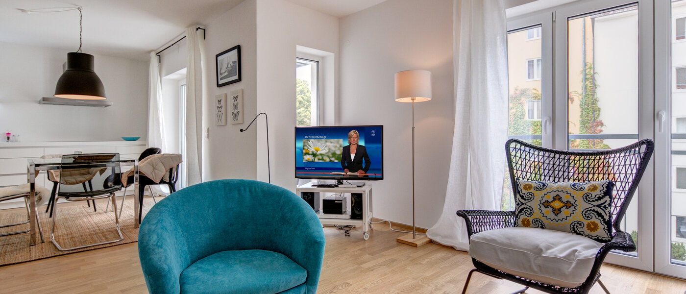 квартира München Maxvorstadt 02 гостиная 8910