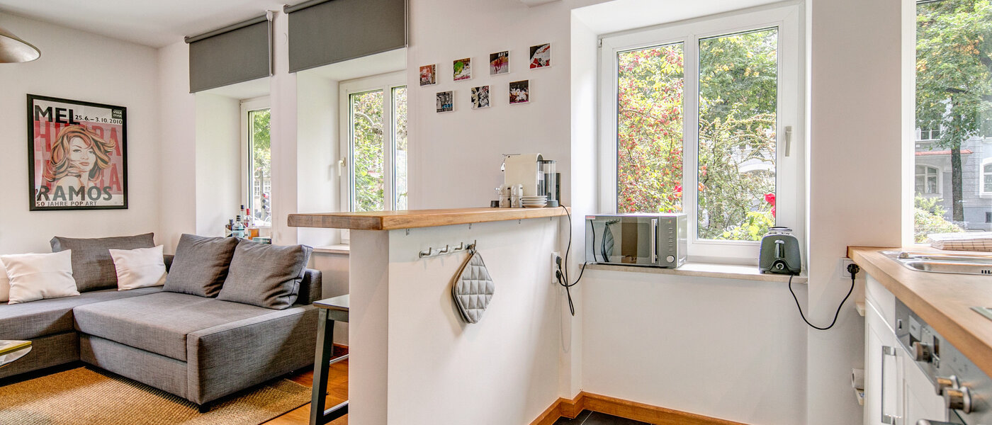 квартира München Schwabing-West 05 гостиная 8918