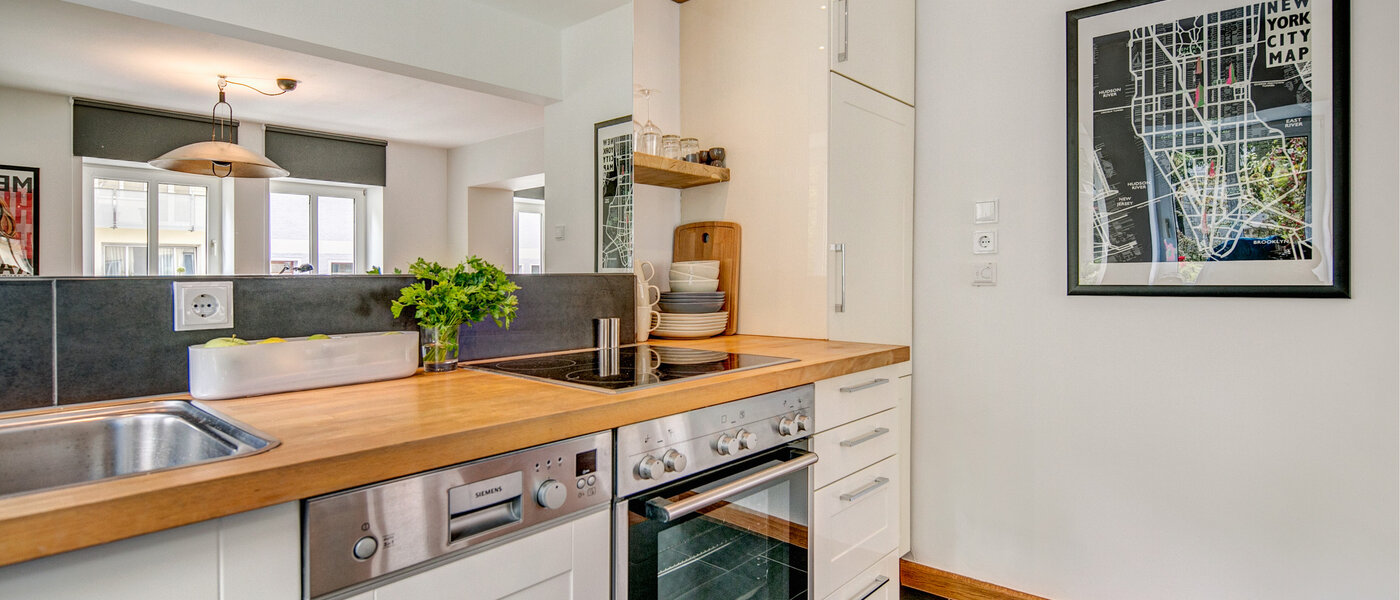 квартира München Schwabing-West 02 кухня 8918