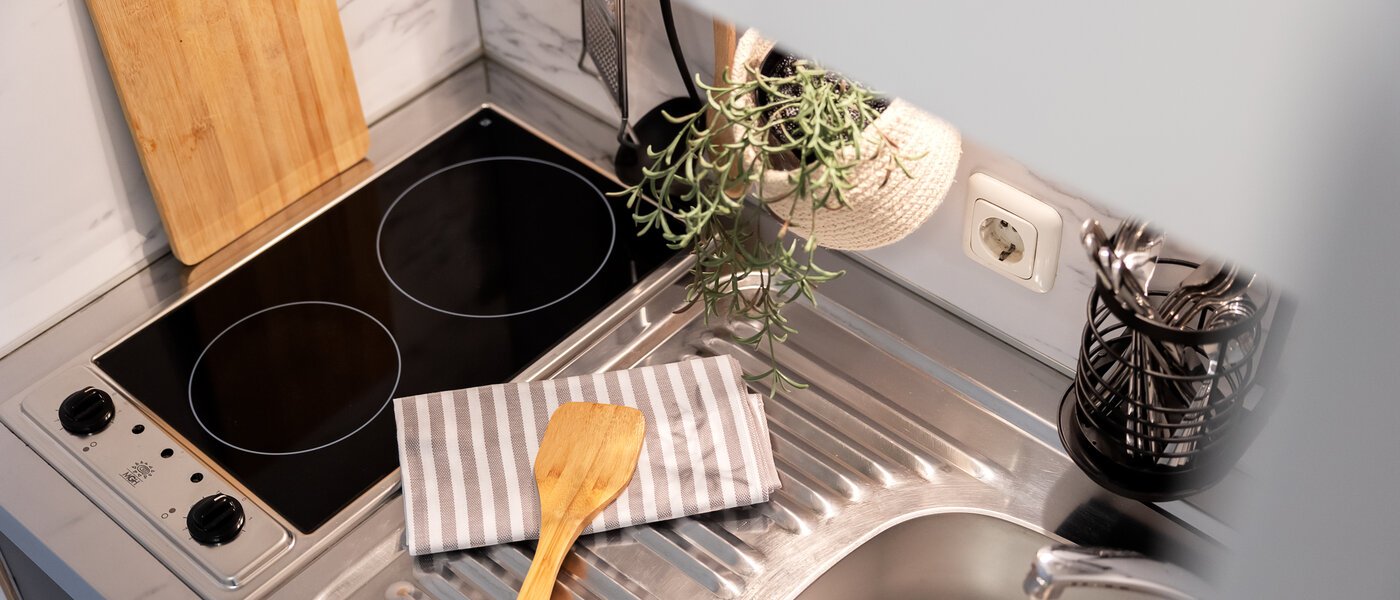 квартира München Maxvorstadt - Universitätsviertel 02 кухня 8924