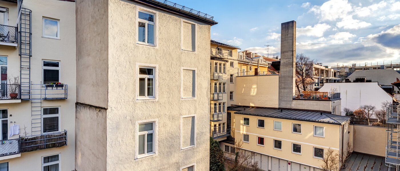 квартира München Maxvorstadt - Universitätsviertel 01 вид из окна 8924