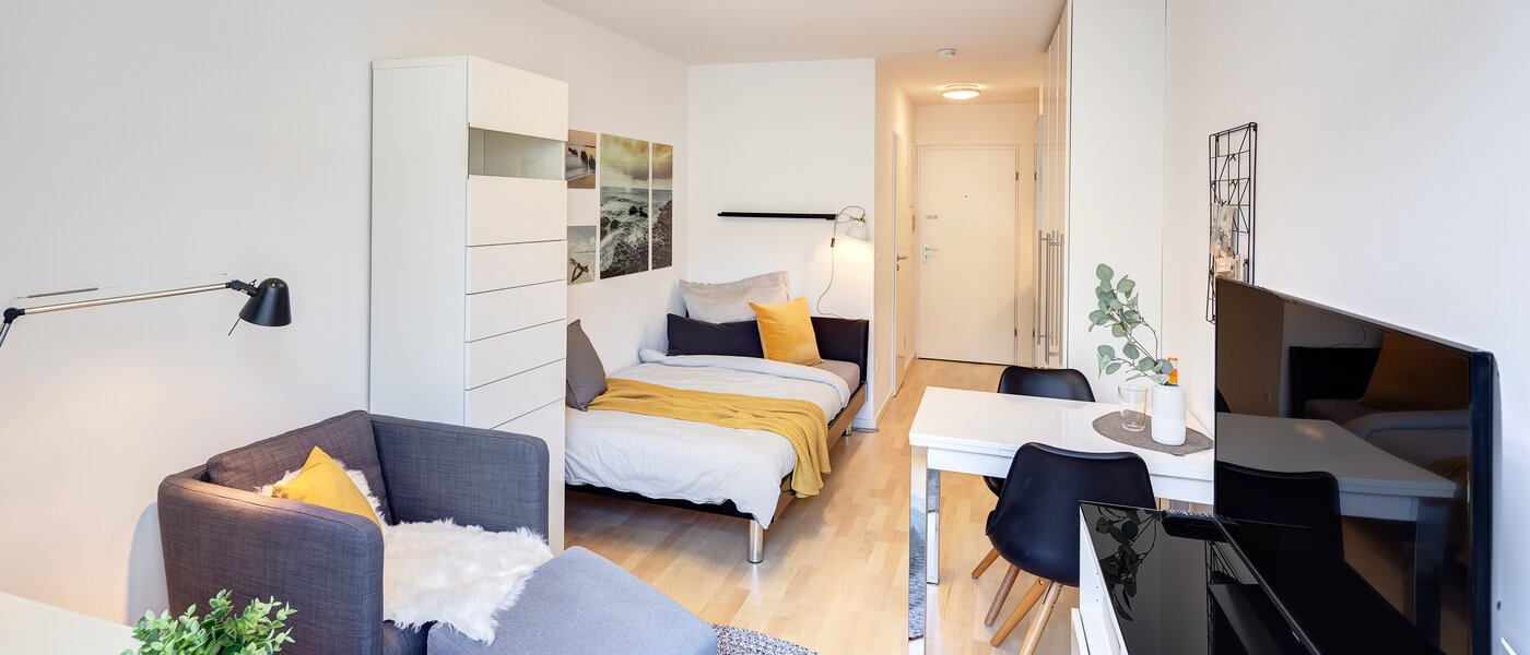 квартира München Maxvorstadt - Universitätsviertel 02 жилое пространство 8924