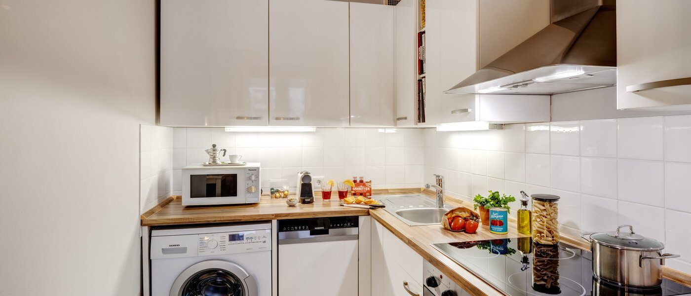 квартира München Lehel 01 кухня 8947