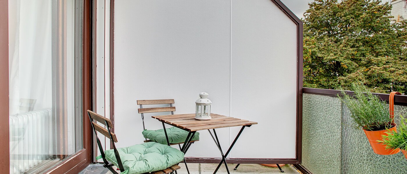 квартира München Schwabing (rechts der Leopoldstraße) 01 балкон 8974