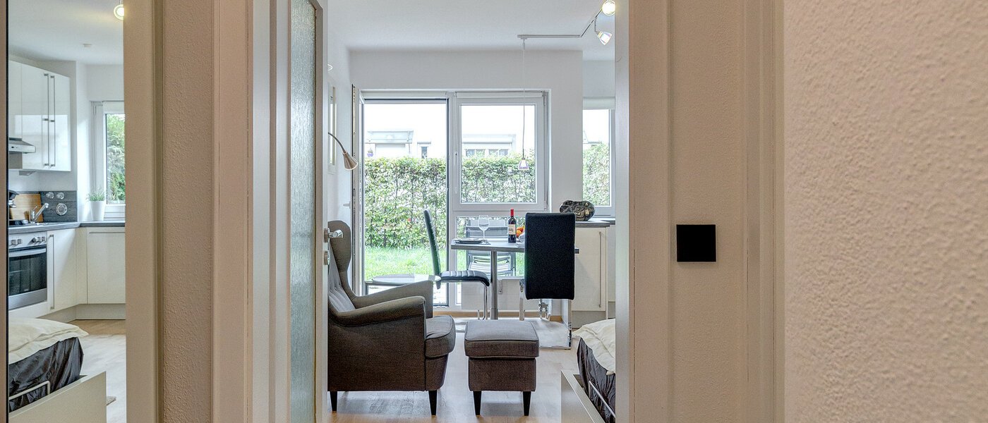 квартира с садом Neufahrn b. Freising 02 коридор 8976