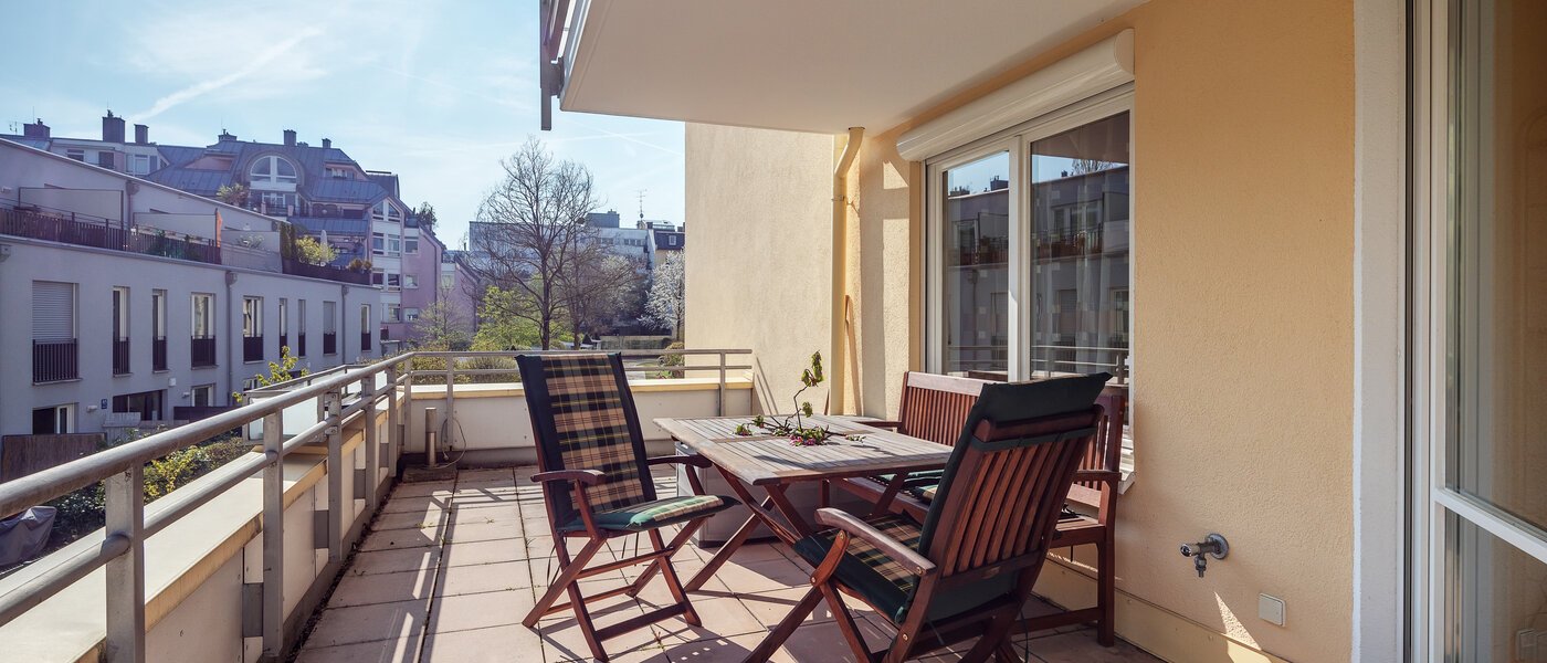 квартира München Neuhausen 02 балкон 8994