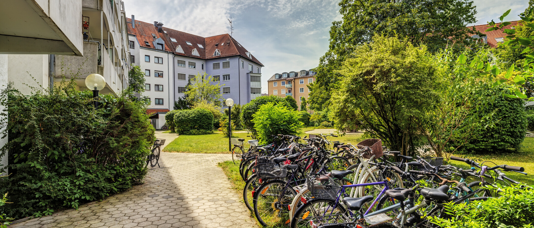 квартира München Giesing 02 внутренний двор  8998