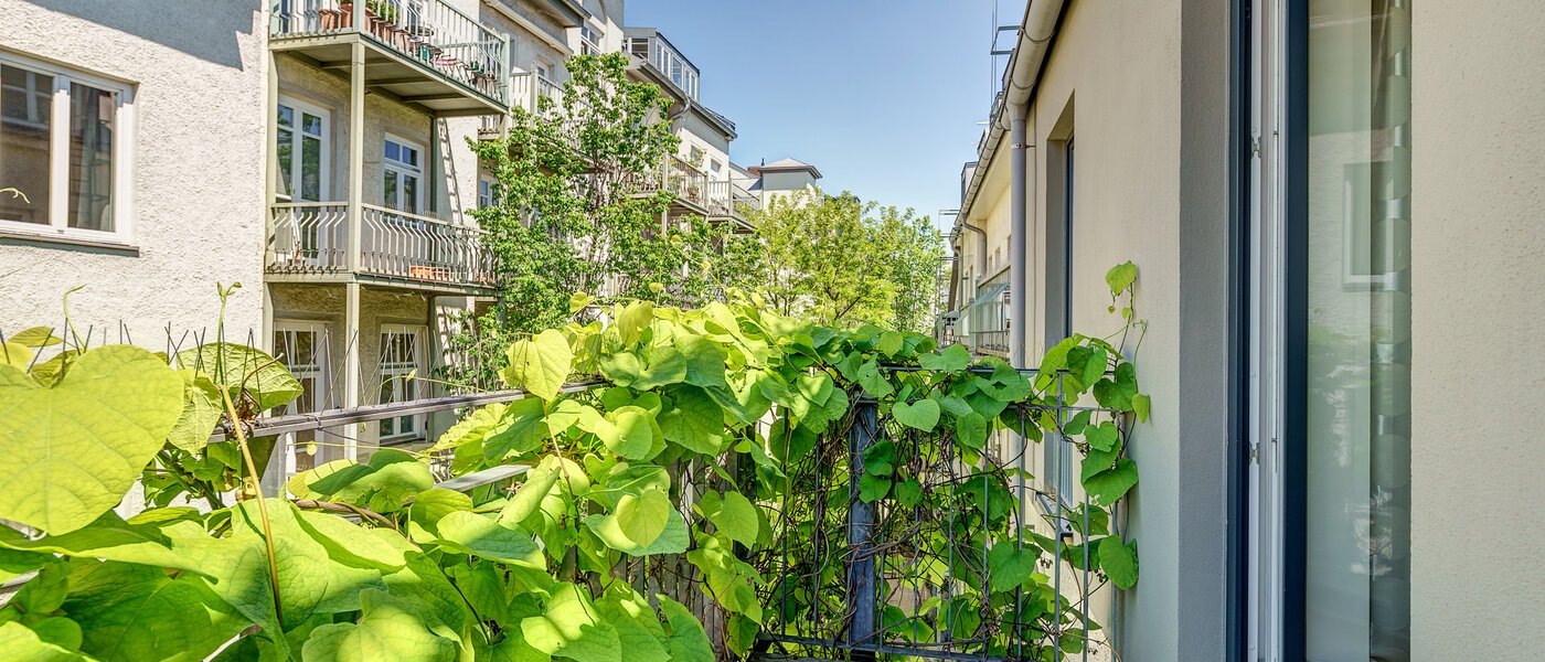 мансардная квартира München Altstadt 02 балкон 9009