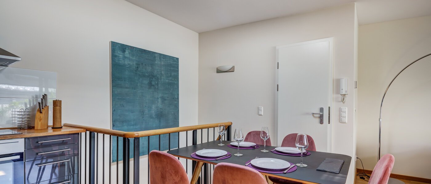 мансардная квартира München Altstadt 05 жилое пространство 9009