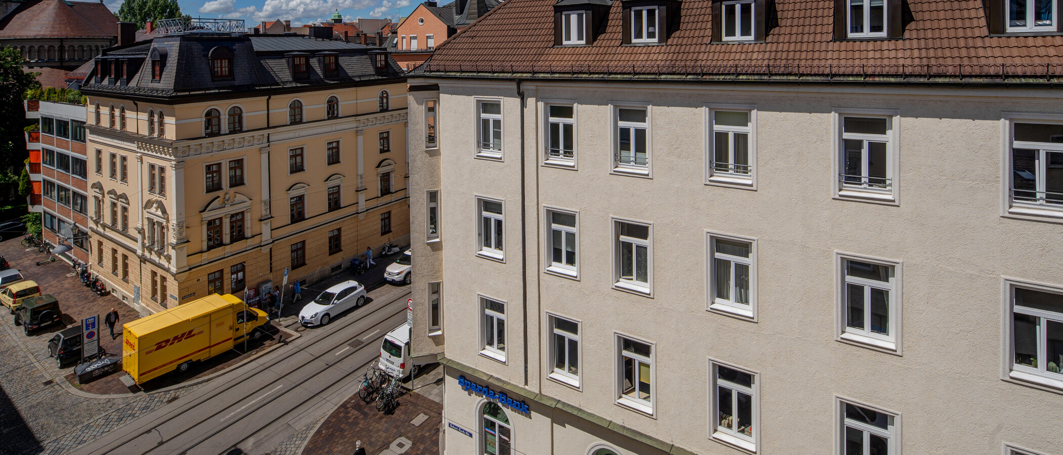квартира München Lehel 02 вид из окна 9018