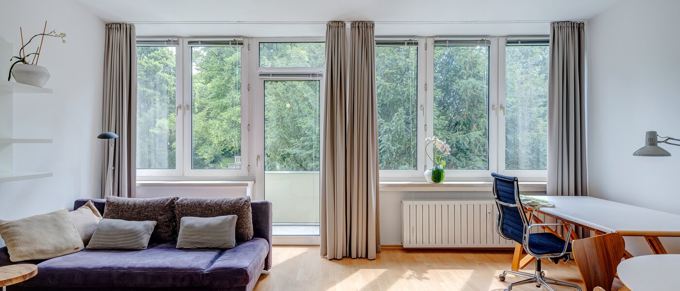 квартира München Parkstadt Bogenhausen 01 жилое пространство 9045