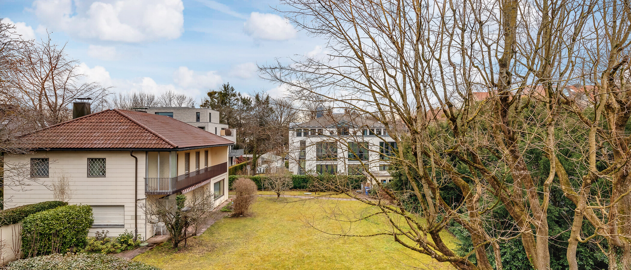 квартира München Nymphenburg-Gern 03 вид из окна 9046