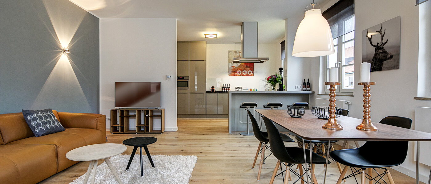 квартира München Maxvorstadt - Universitätsviertel 01 гостиная 9074