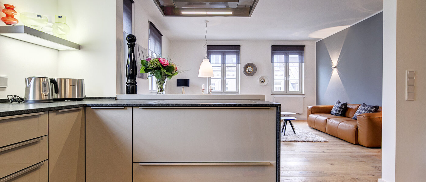 квартира München Maxvorstadt - Universitätsviertel 08 кухня 9074