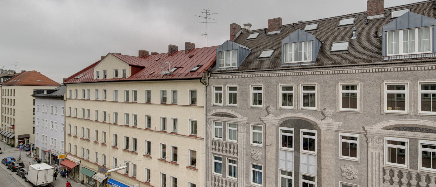 квартира München Maxvorstadt - Universitätsviertel 02 вид из окна 9074