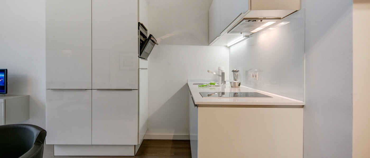 квартира München Schwabing-Nord (zw. Leopoldstraße & Englischen Garten) 02 кухня 9075