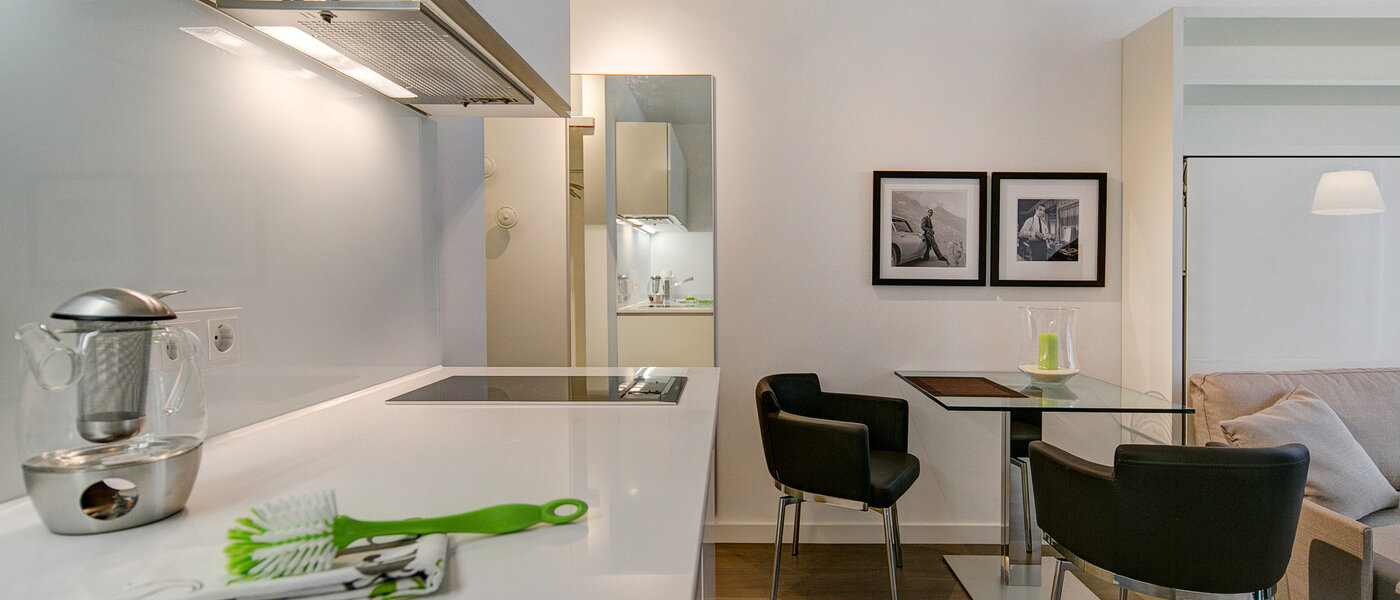 квартира München Schwabing-Nord (zw. Leopoldstraße & Englischen Garten) 04 кухня 9075