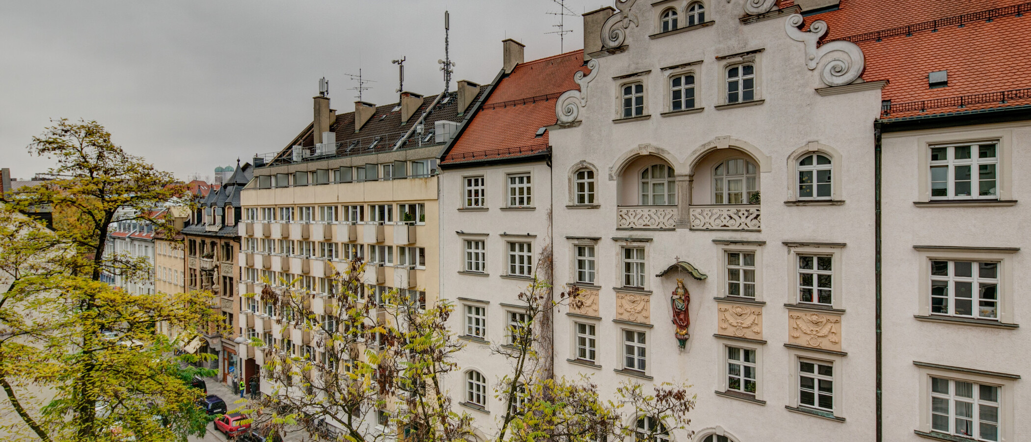 квартира München Glockenbachviertel 01 вид из окна 9081
