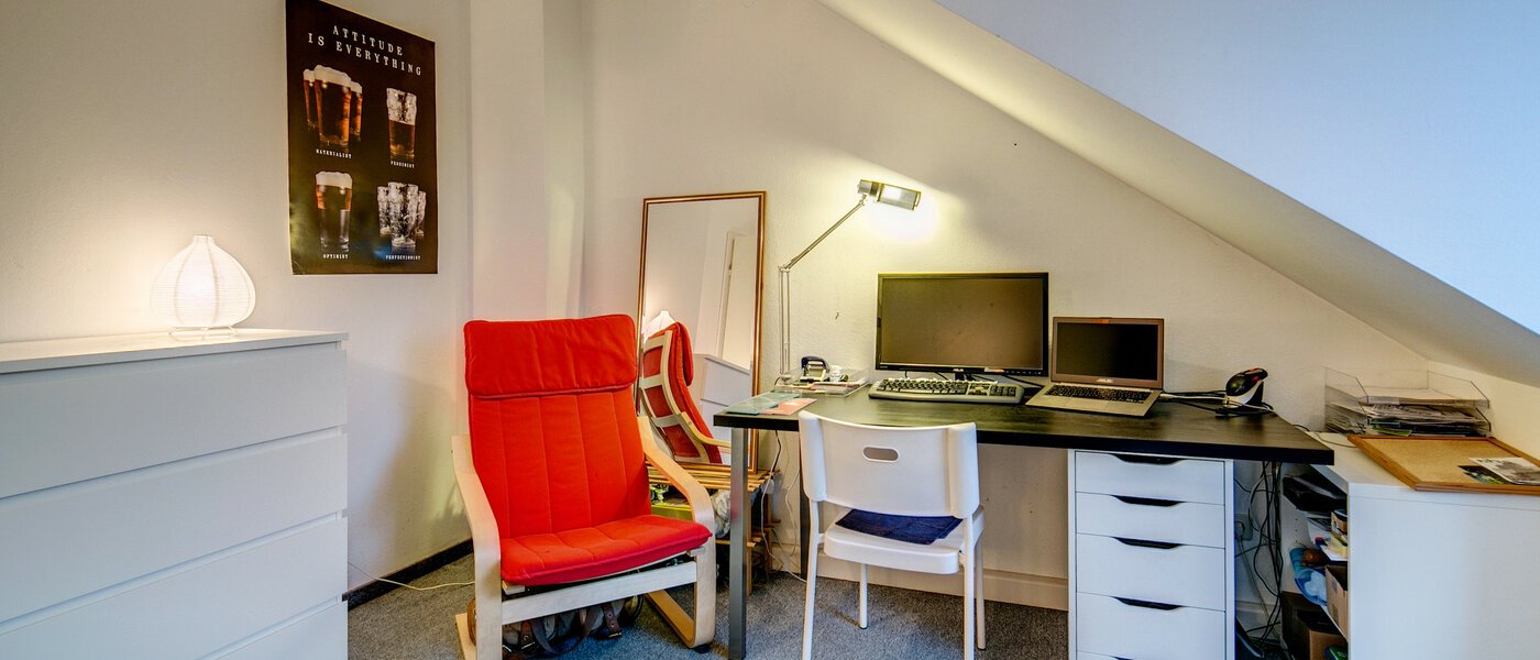 мансардная квартира München Obergiesing 04 спальная 9124