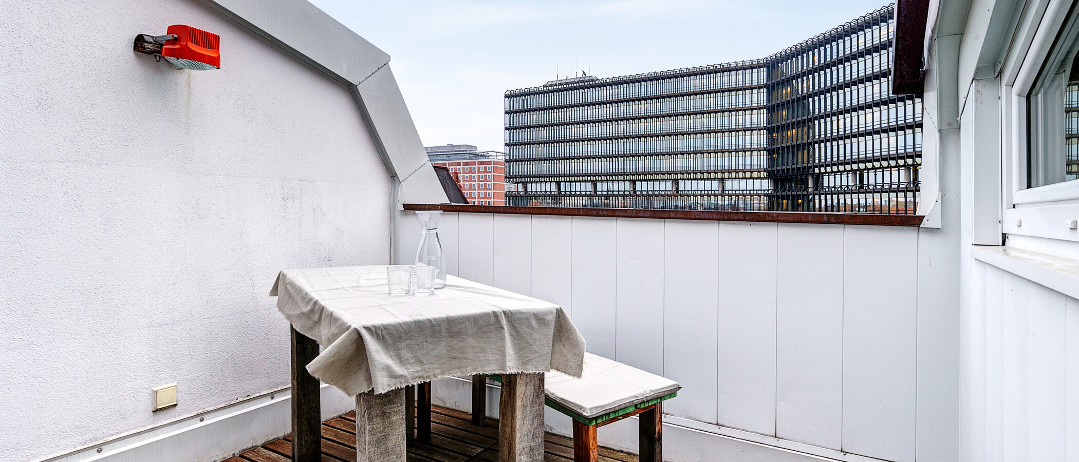 мансардная квартира München Gärtnerplatzviertel 01 терраса 9135