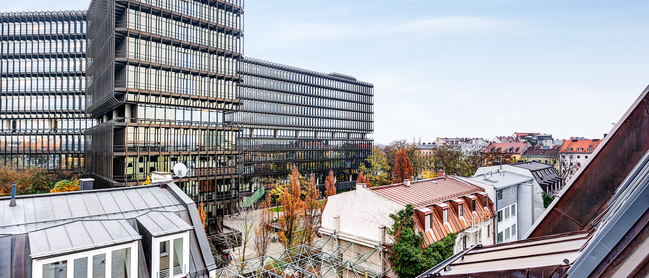 мансардная квартира München Gärtnerplatzviertel 03 вид из окна 9135