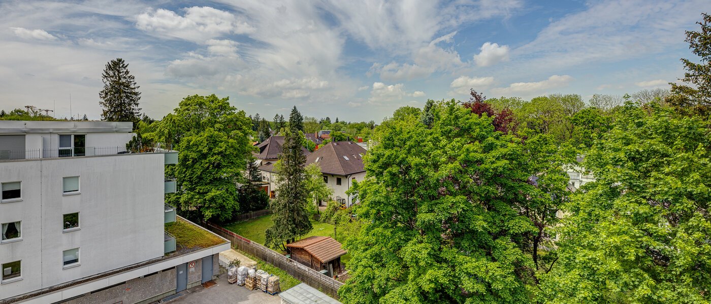 квартира München Waldtrudering 02 вид из окна 9176