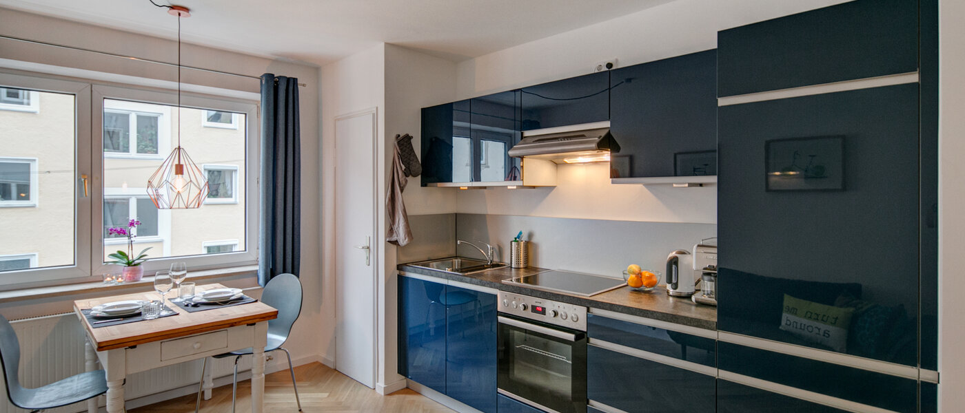 квартира München Glockenbachviertel 01 кухня 9181
