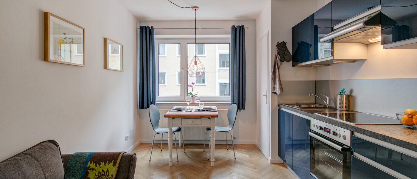 квартира München Glockenbachviertel 02 кухня 9181