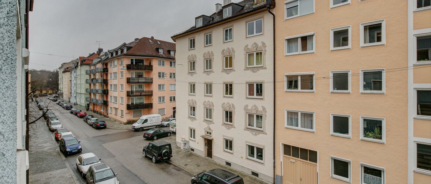 квартира München Glockenbachviertel 01 вид из окна 9181