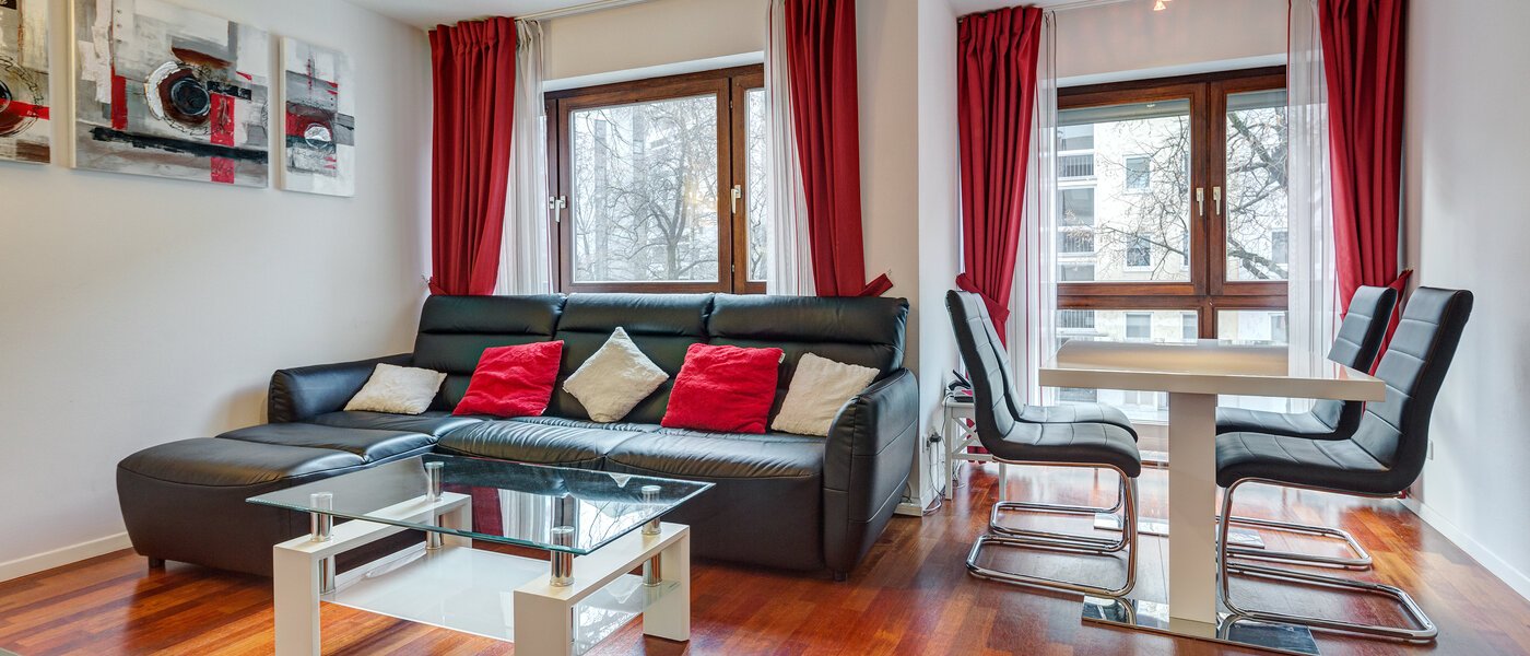 квартира München Schwabing-West 02 гостиная 9187